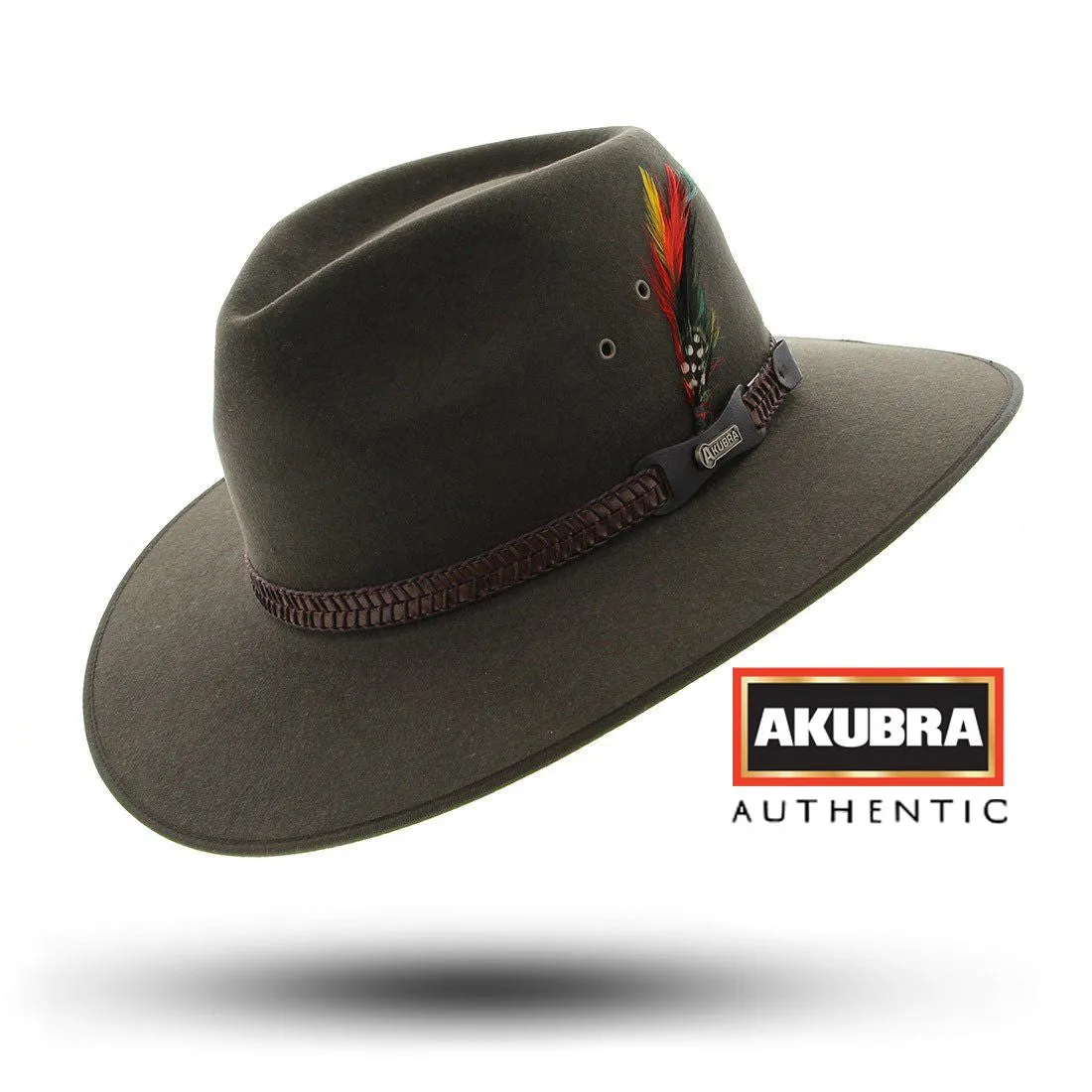 Akubra Tablelands Hat - Brown Olive