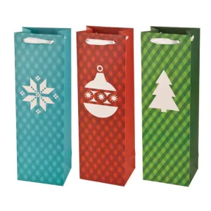 Assorted Plaid Holiday Bags