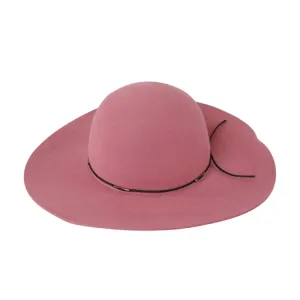 Avenel Of Melbourne Charlene Wide Brim Hat - Blush