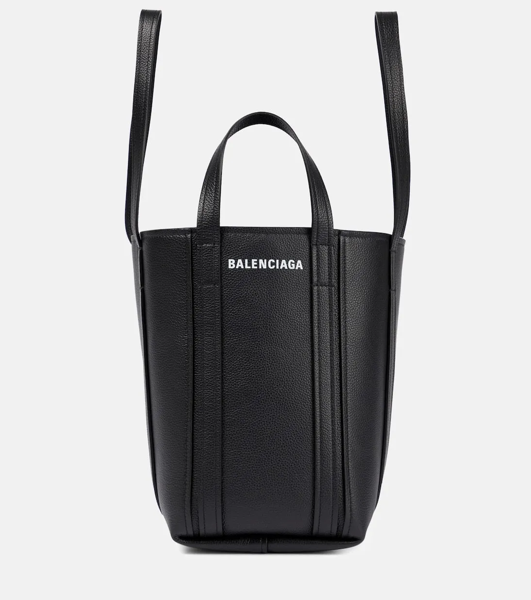 Balenciaga Leather Everyday Bag, Black