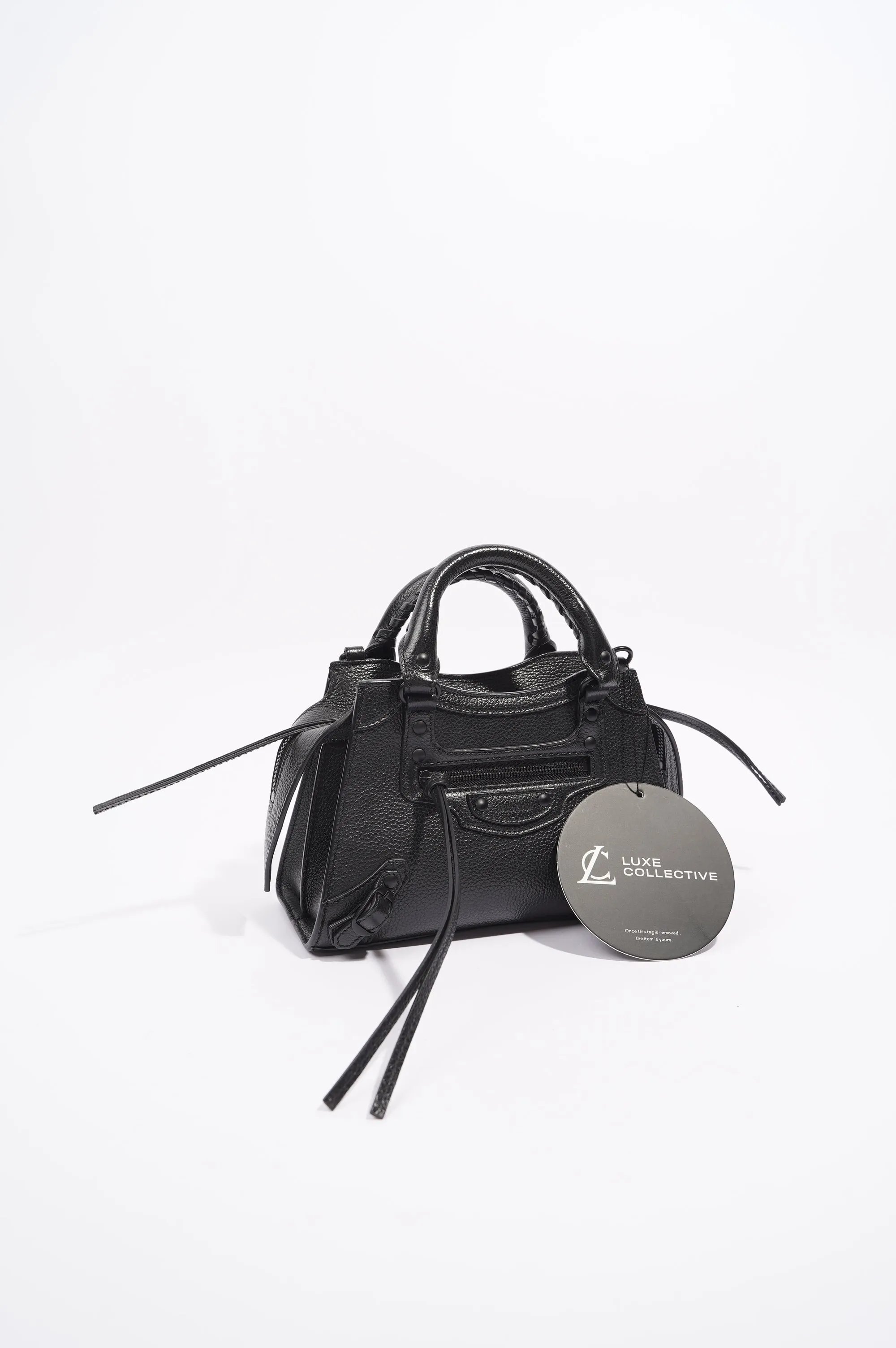 Balenciaga Womens Neo Classic Mini Bag Black