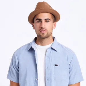 Brixton Gain Fedora - Washed Copper