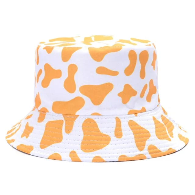 Bucket Hats Women Reversible Summer Print Bucket Hat Travel Hat