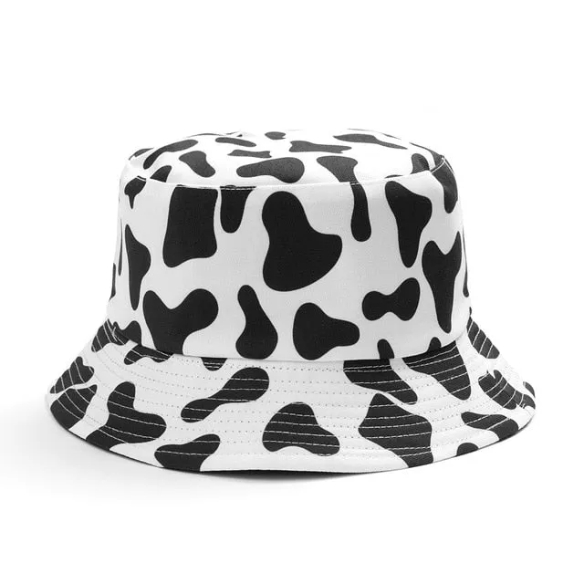 Bucket Hats Women Reversible Summer Print Bucket Hat Travel Hat