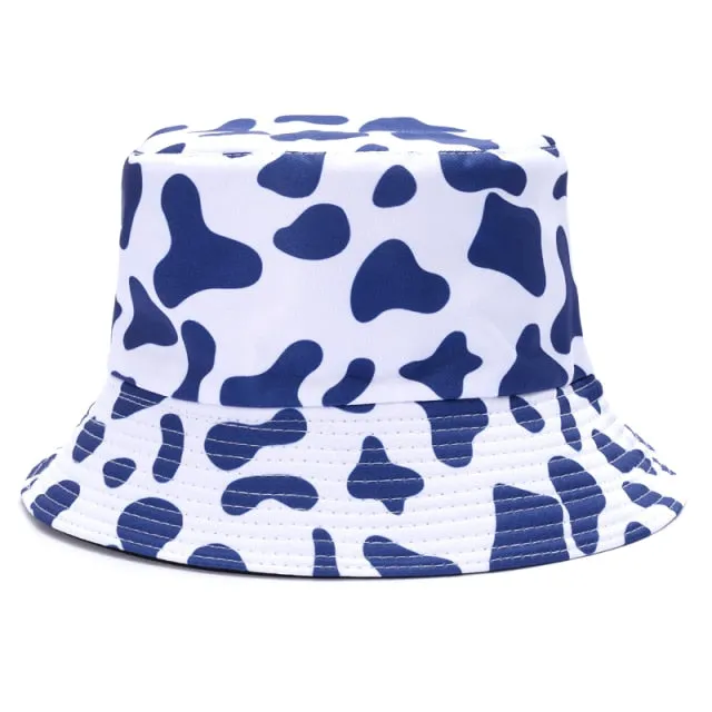 Bucket Hats Women Reversible Summer Print Bucket Hat Travel Hat