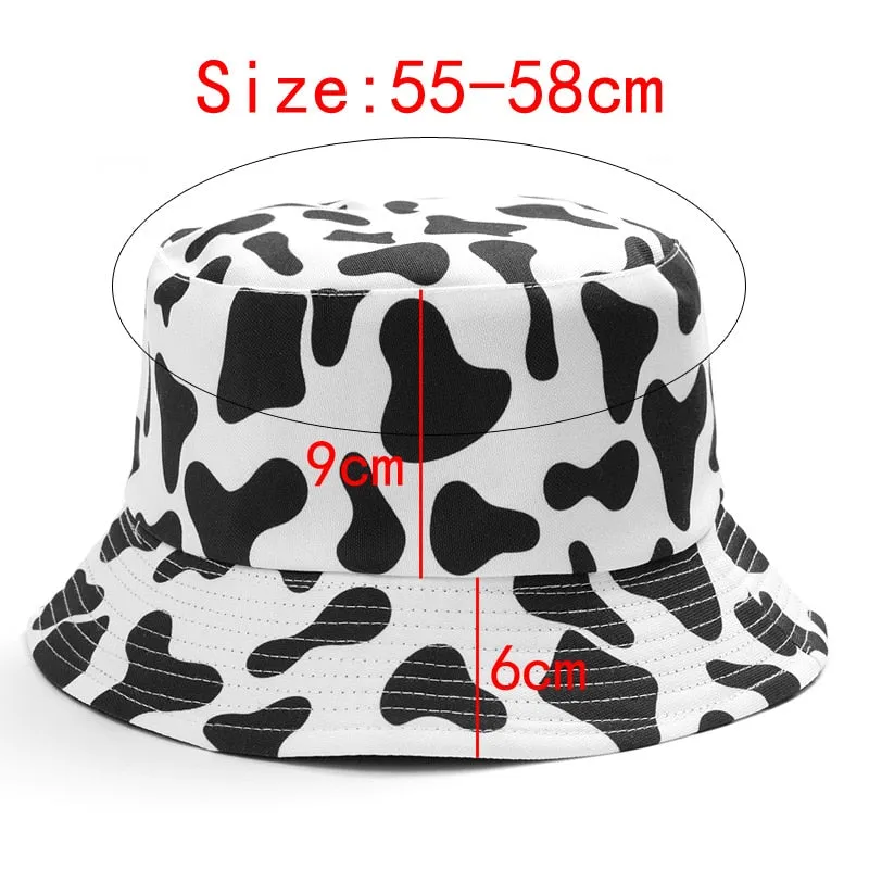 Bucket Hats Women Reversible Summer Print Bucket Hat Travel Hat