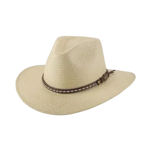 Bullhide Men's Governor Genuine Panamas  Brim In Natural X-Large Hat