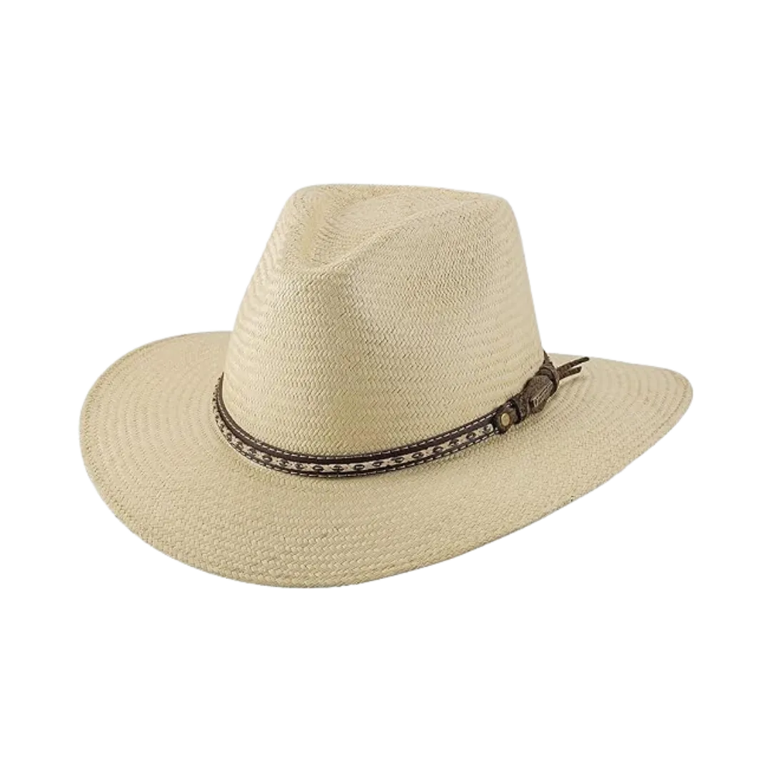 Bullhide Men's Governor Genuine Panamas  Brim In Natural X-Large Hat