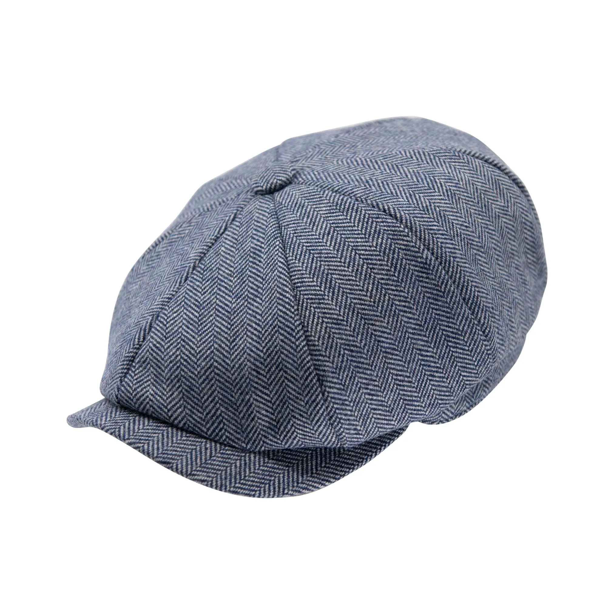 Carlyle Herringbone Newsboy Cap