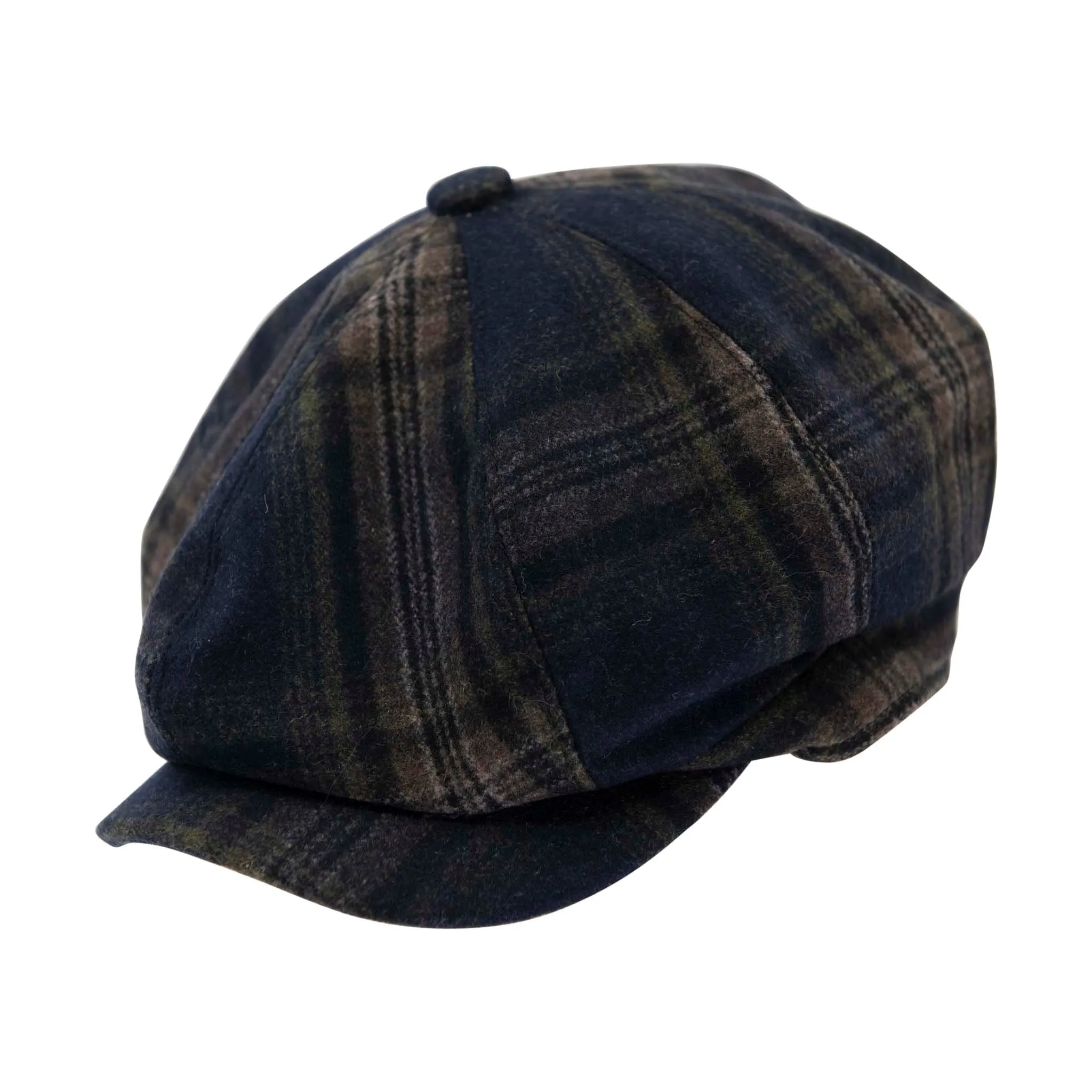 Carlyle Tartan Newsboy Cap