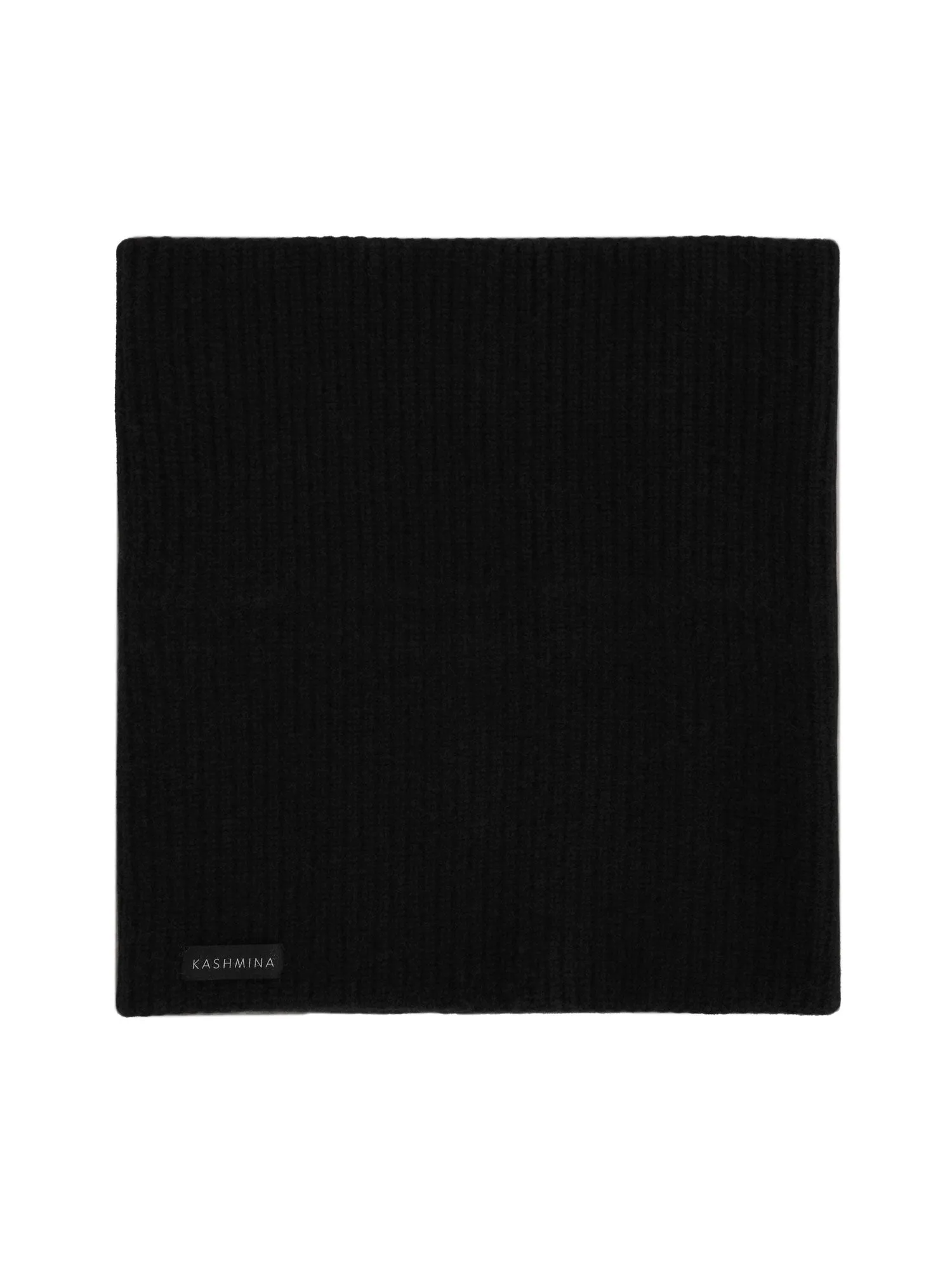 Cashmere snood "Erika" - black