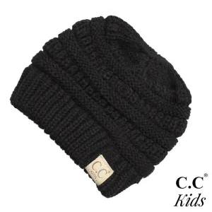 C.C Kids Messy Bun Beanie