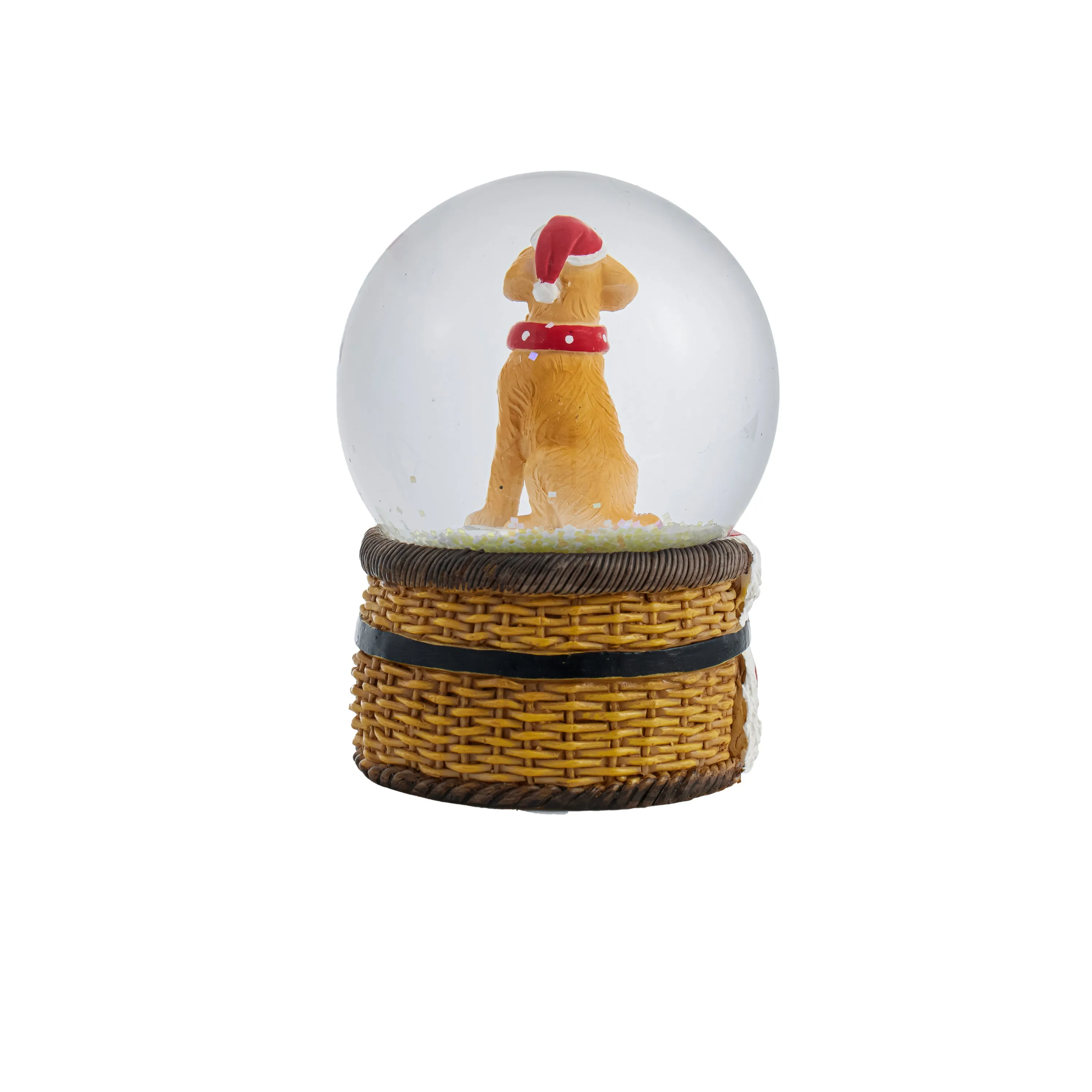 Christmas Dog Water Globe