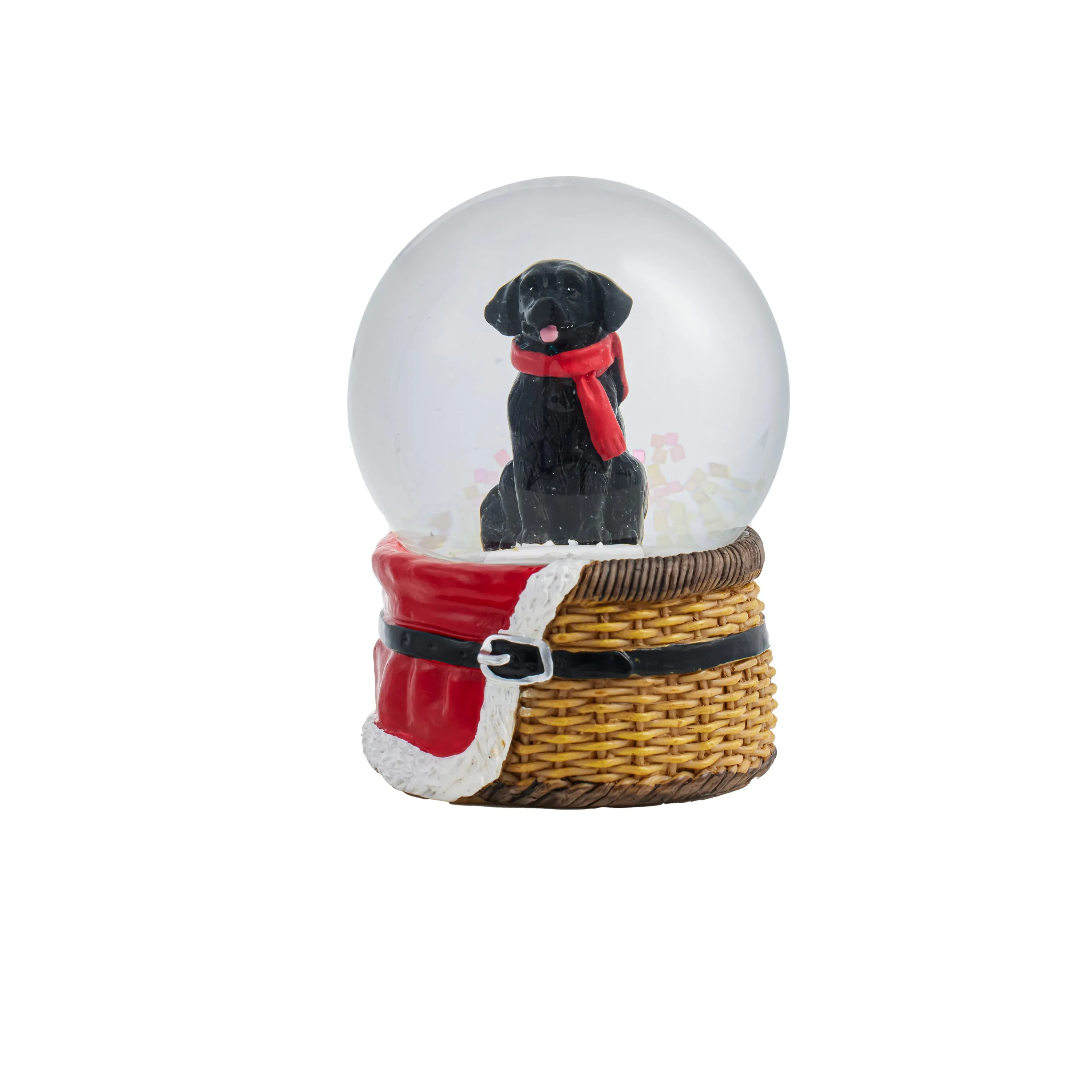 Christmas Dog Water Globe