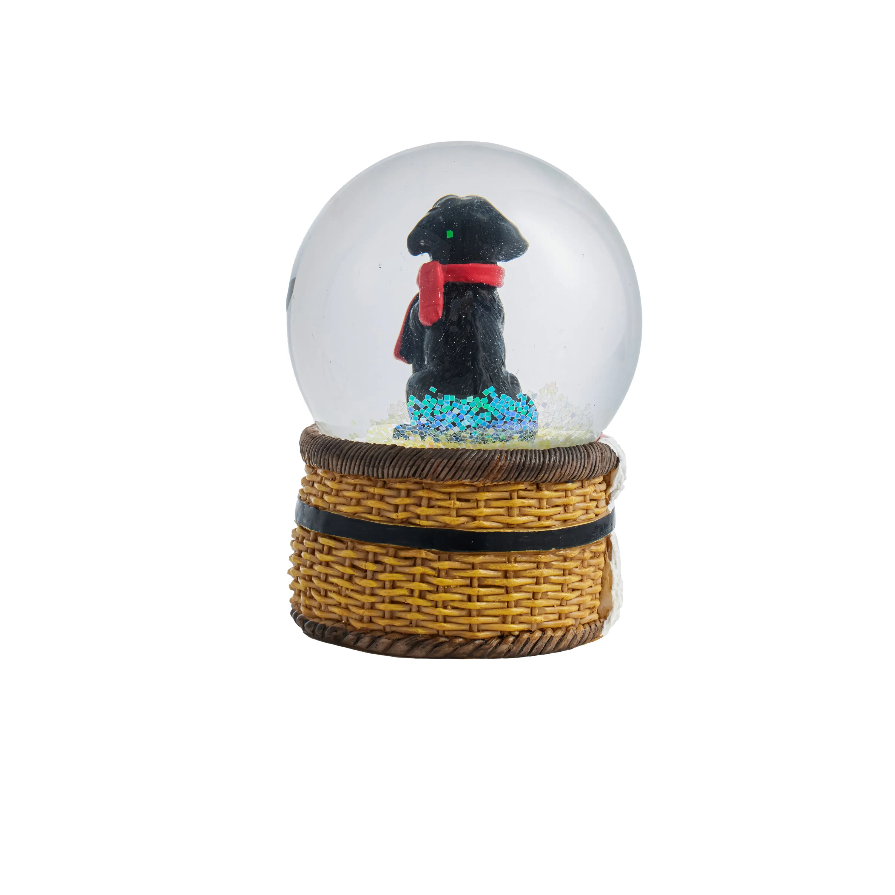 Christmas Dog Water Globe