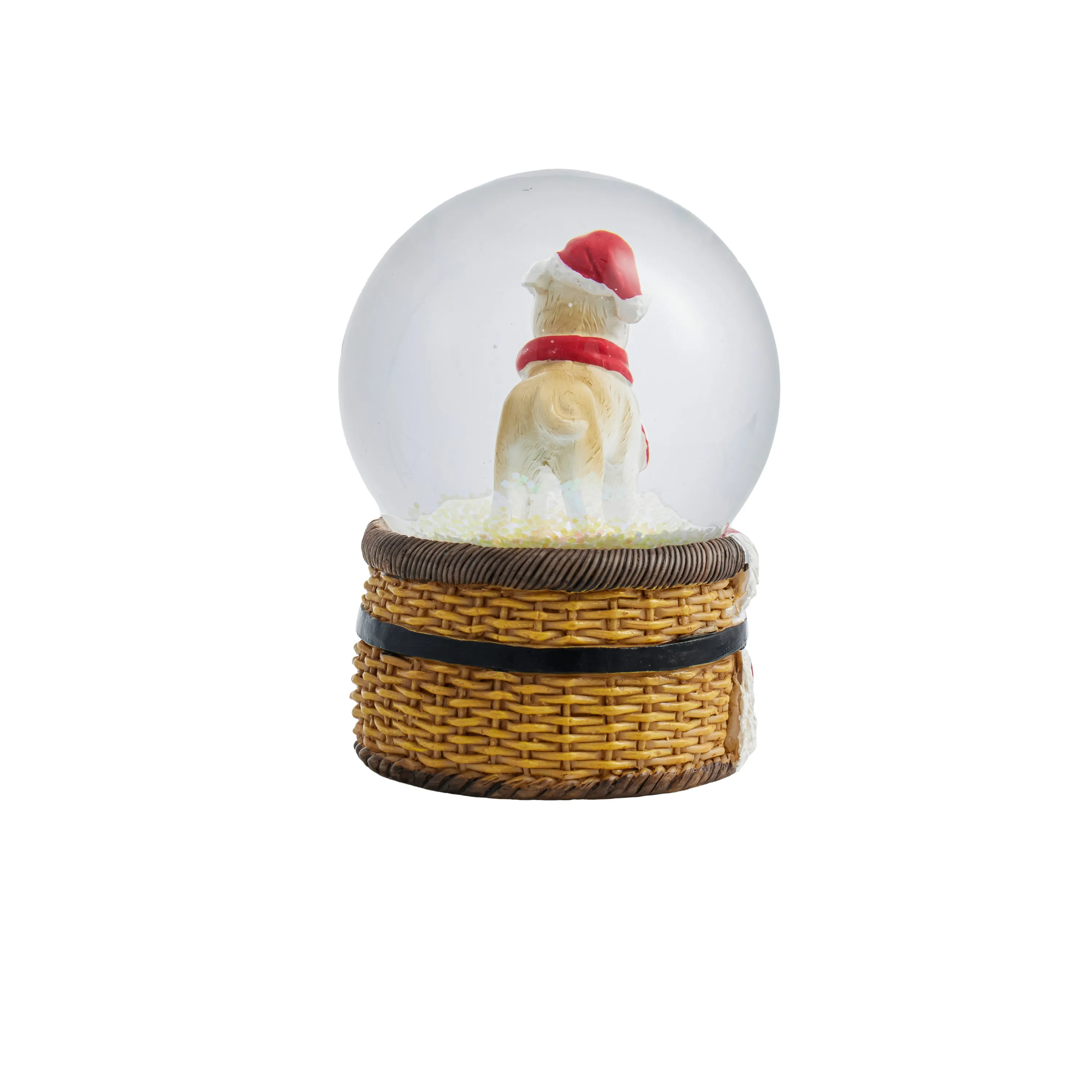 Christmas Dog Water Globe