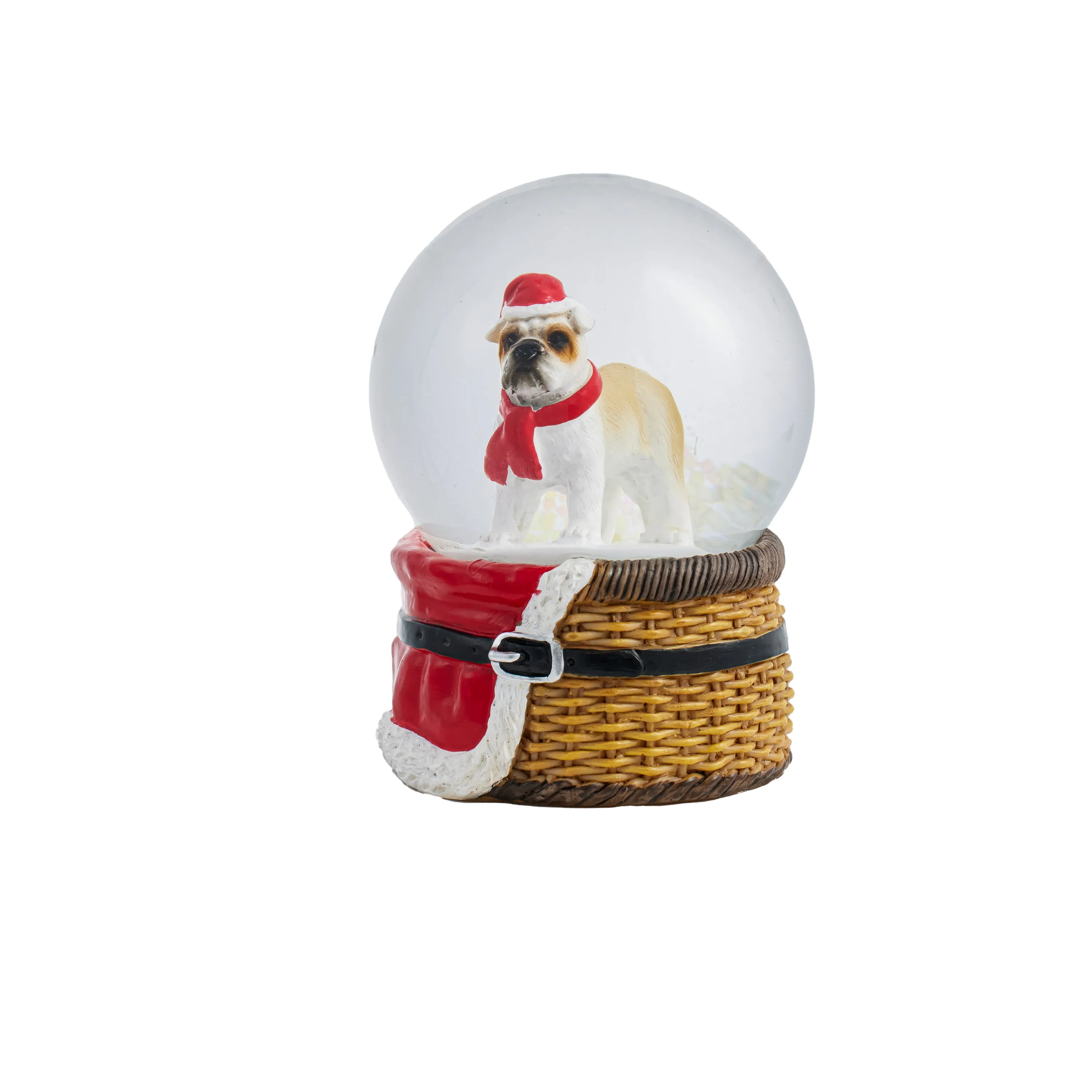 Christmas Dog Water Globe