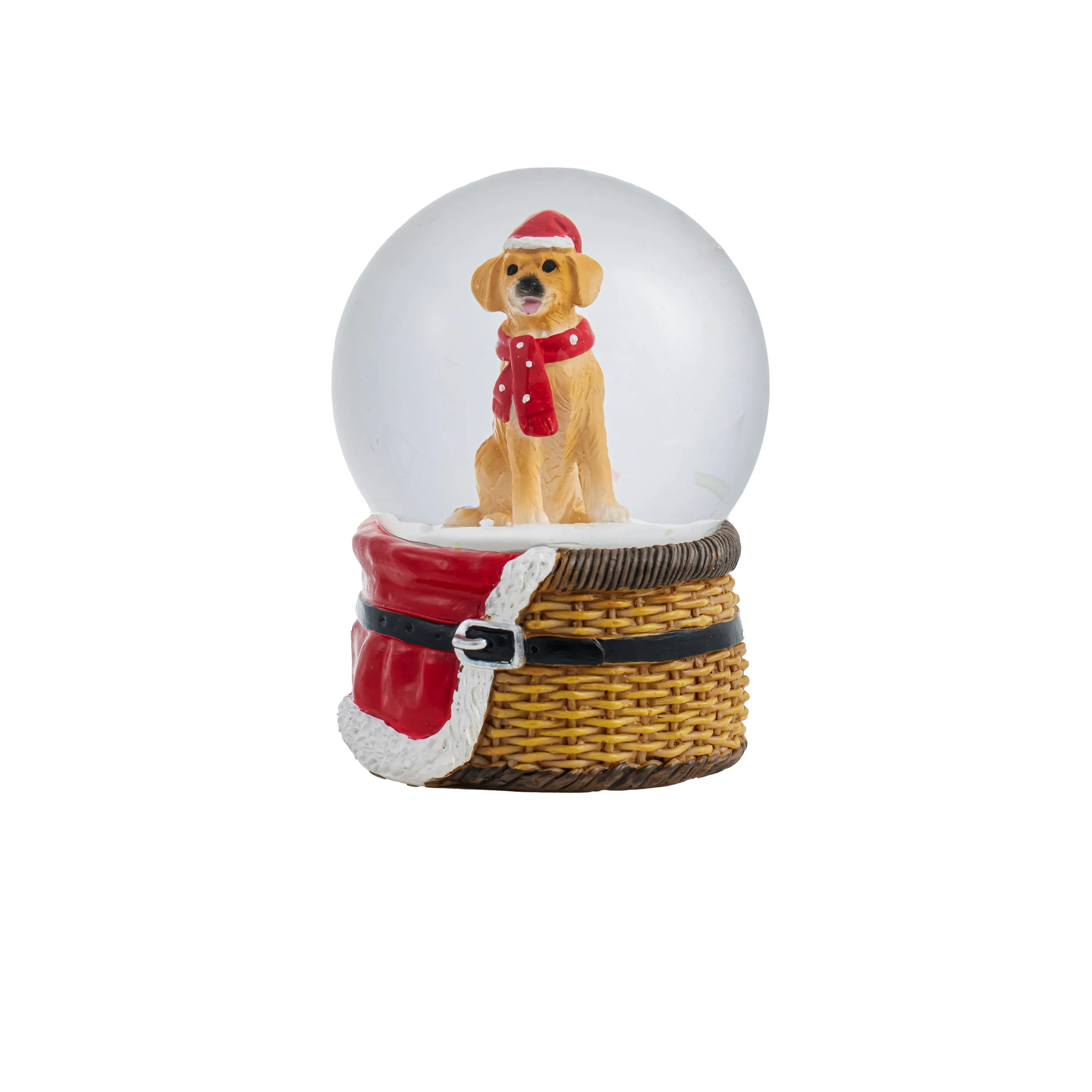 Christmas Dog Water Globe