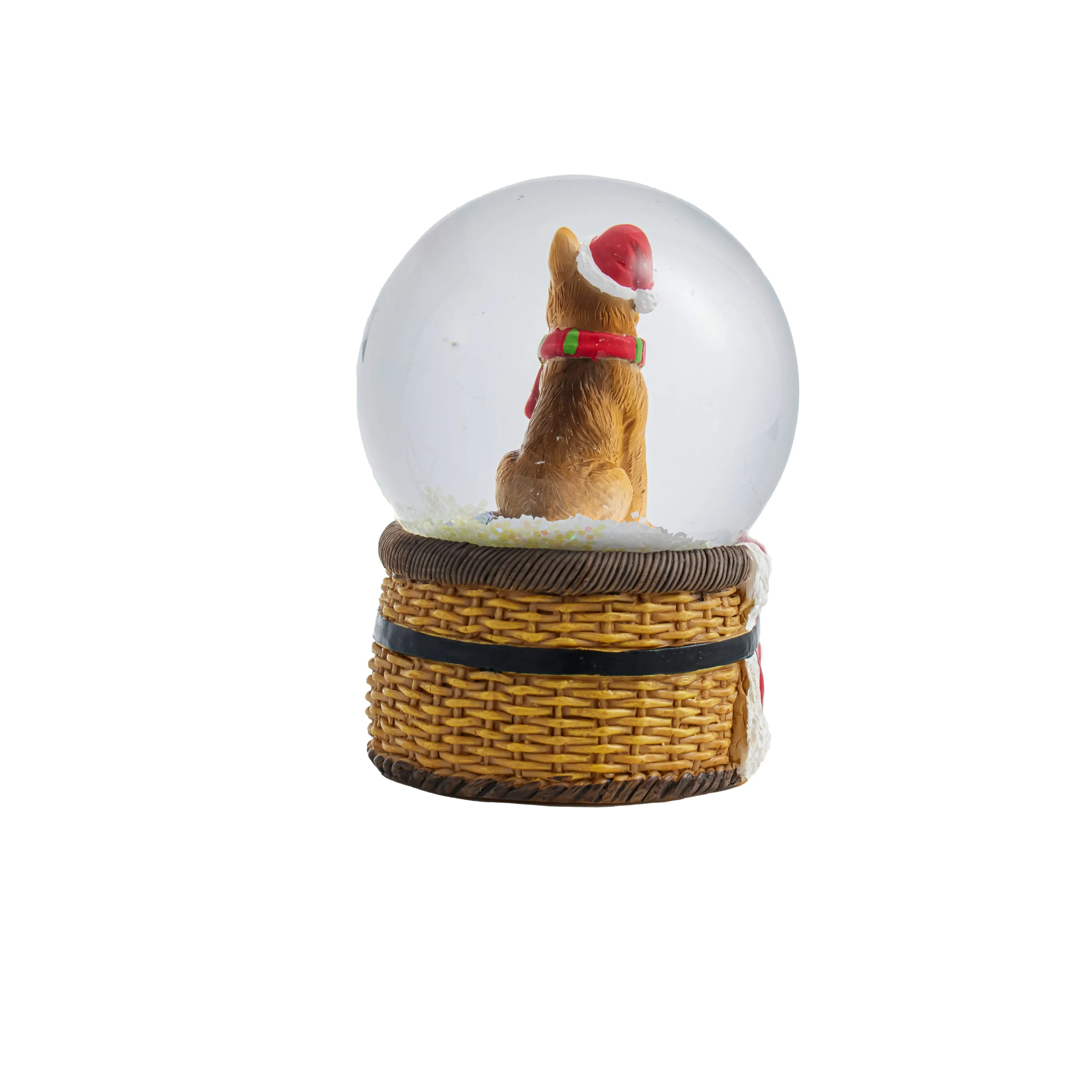 Christmas Dog Water Globe