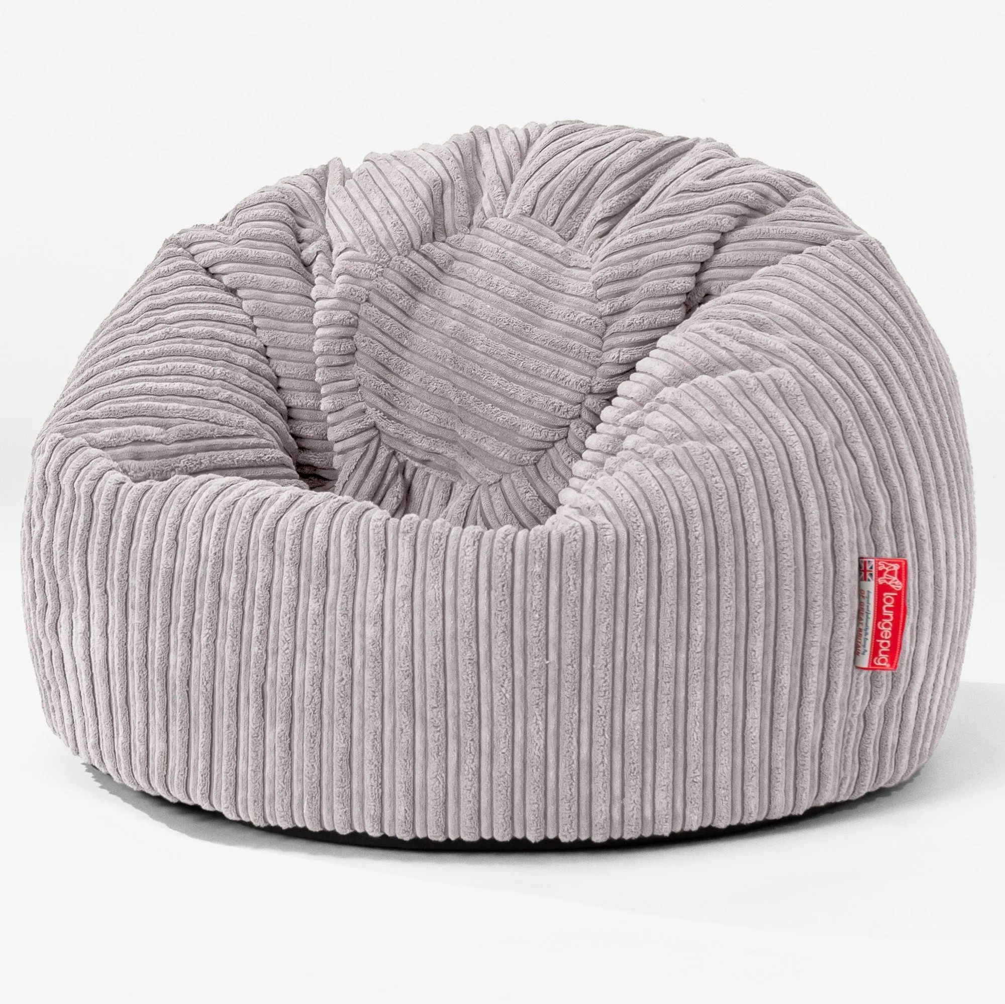 Classic Kids Bean Bag Chair 1-5 yr - Cord Silver Grey