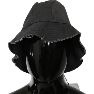 Costume National Chic Black Bucket Hat - Timeless Accessory