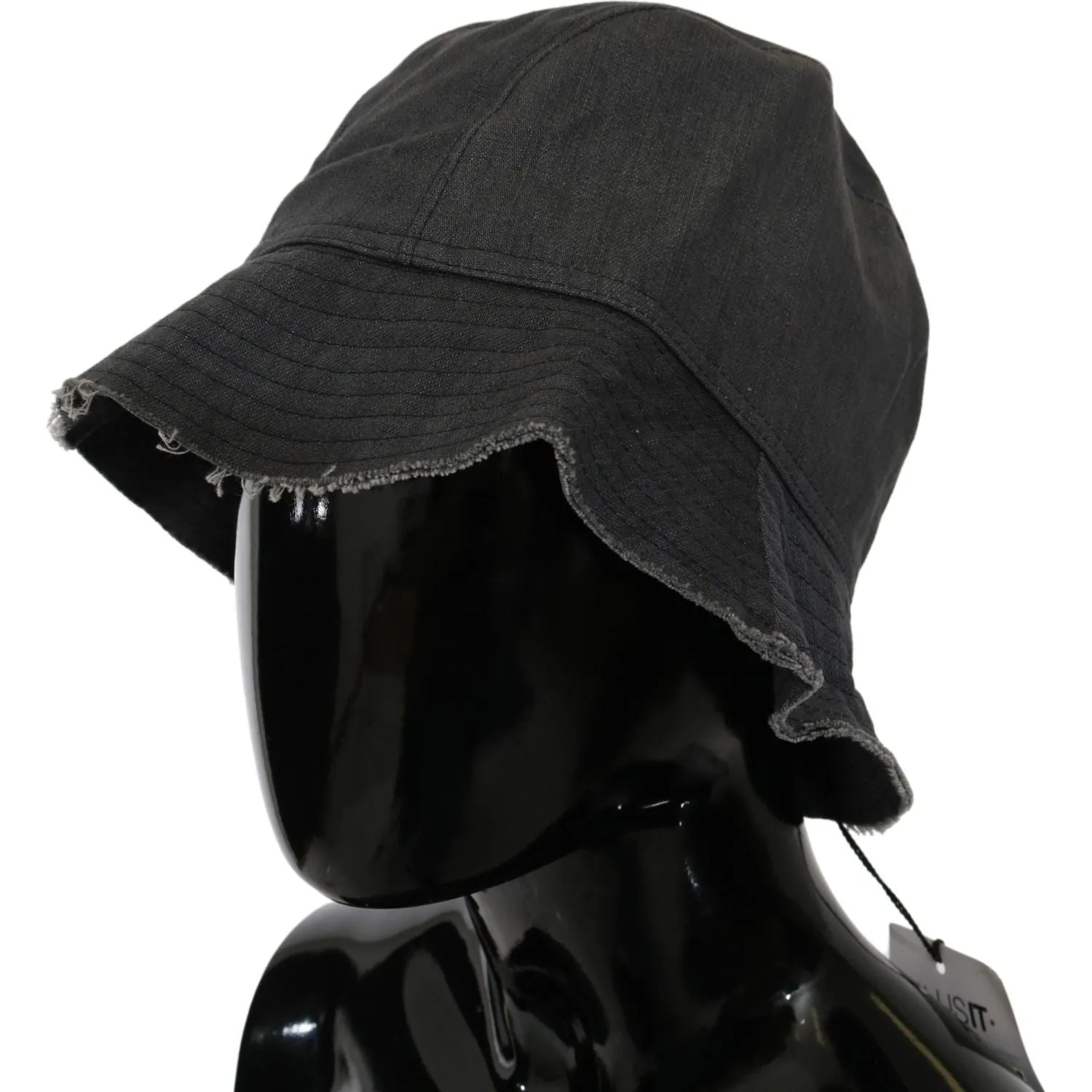 Costume National Chic Black Bucket Hat - Timeless Accessory