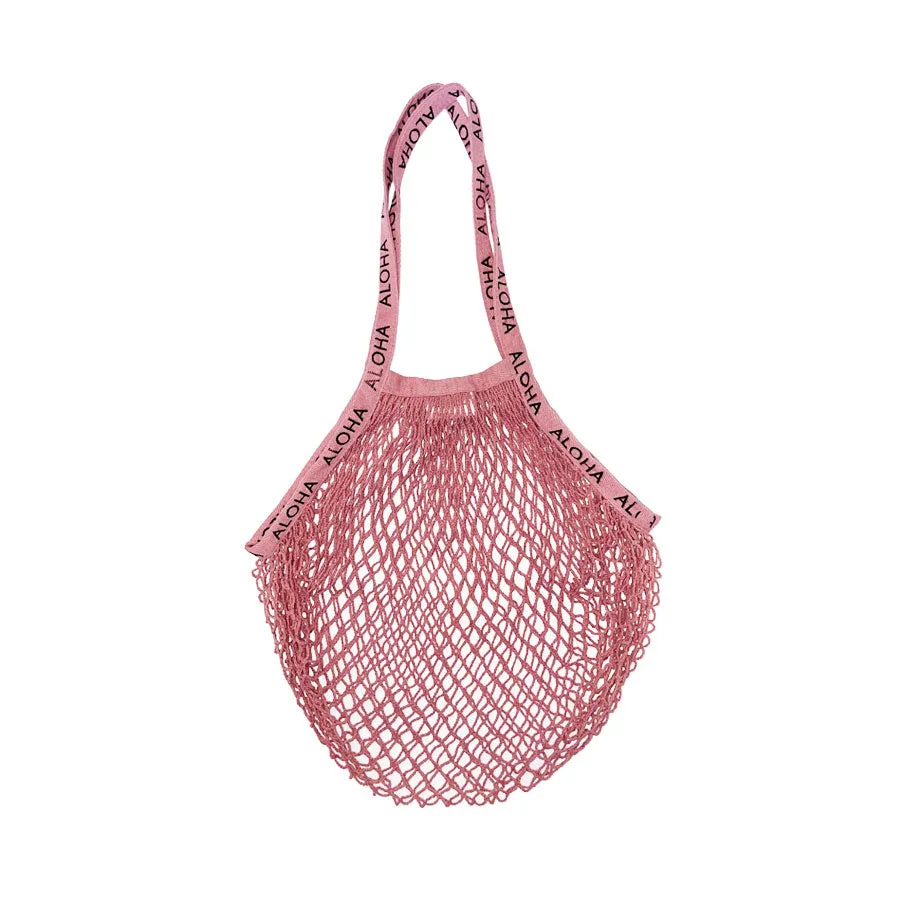 Cotton Net Bag, Sunset Pink