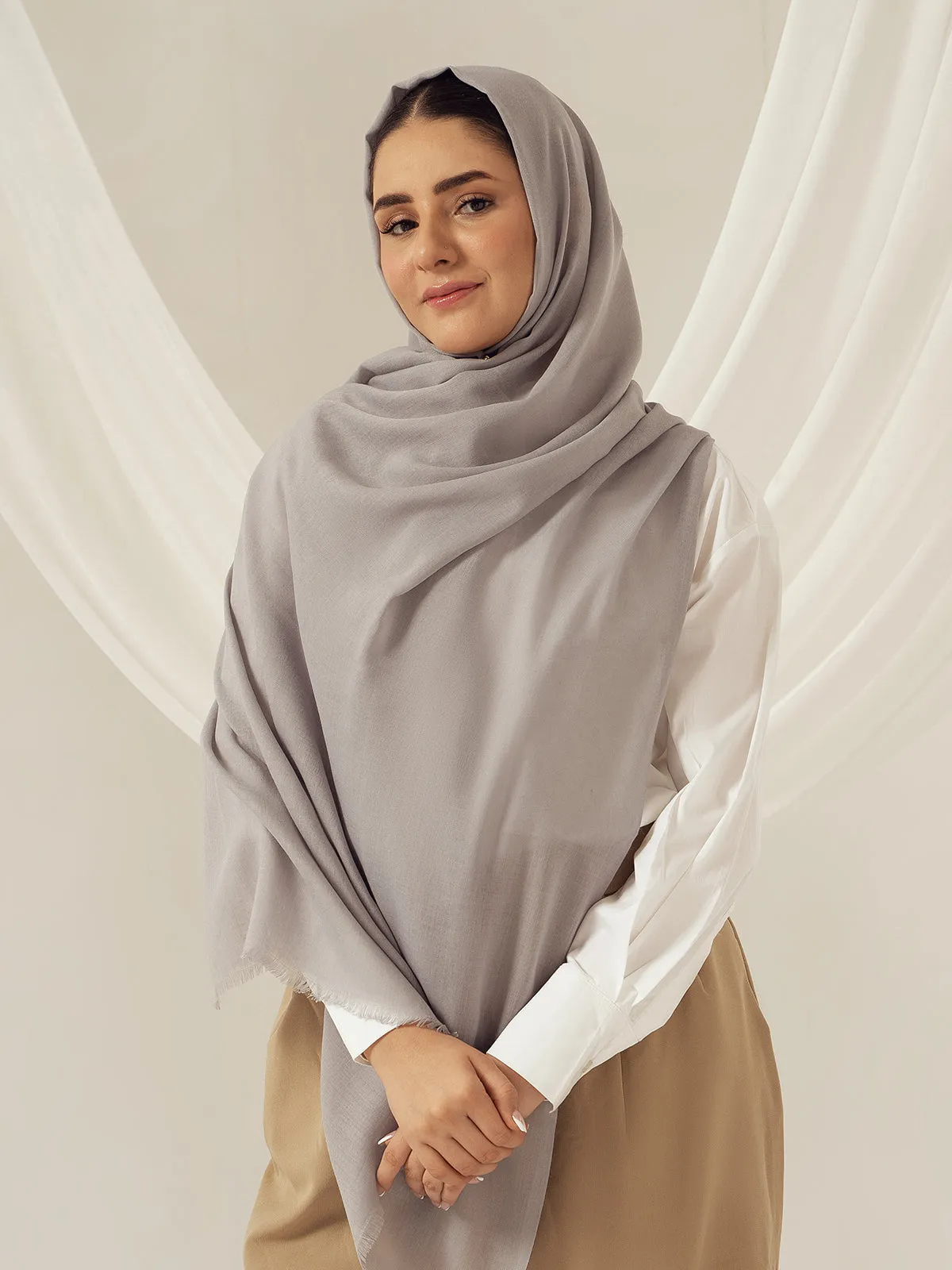 Eco-Luxe Scarves & Hijabs - Ash