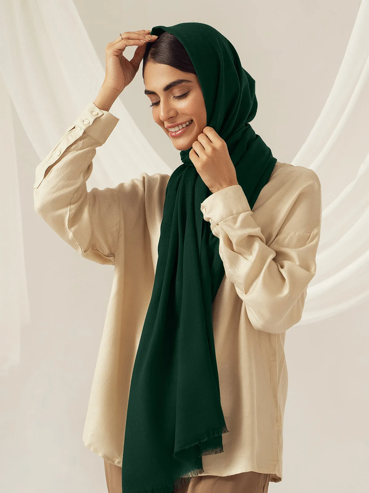 Eco-Luxe Scarves & Hijabs - Evergreen