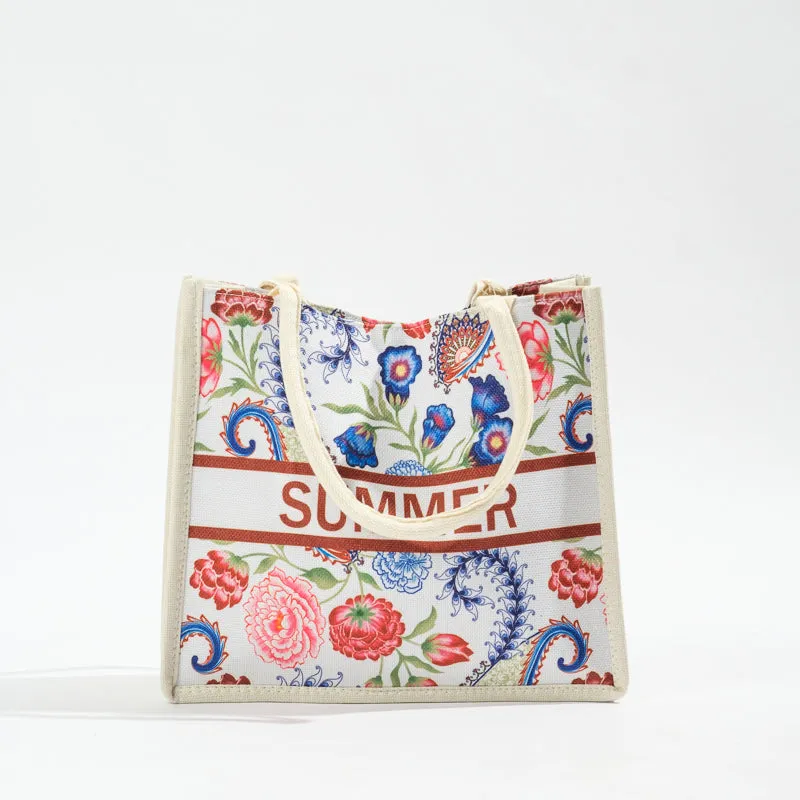 Floral Tote Bag - Spring Bloom