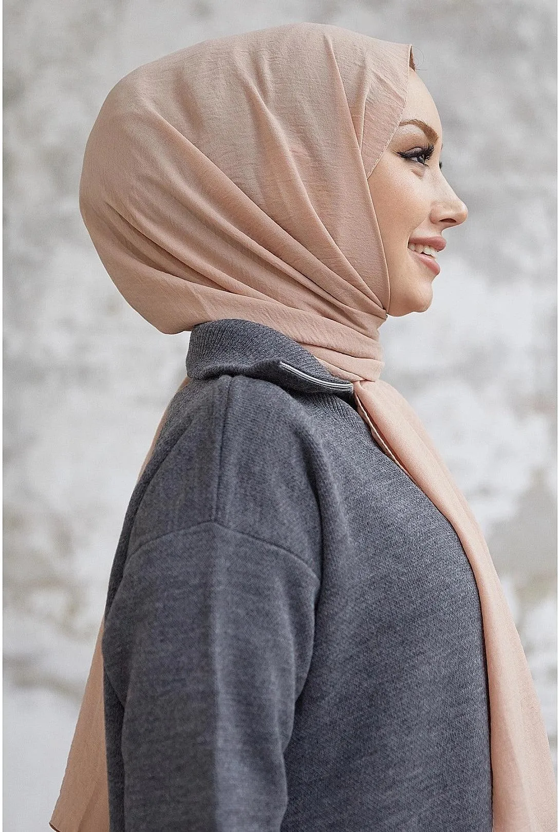 Jazz Muslim Hijab Scarf for Women - Rosy Brown