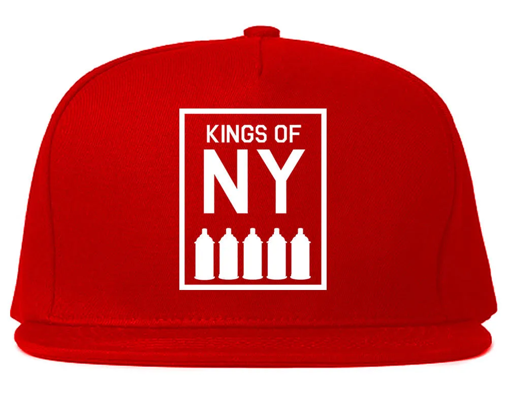 Kings Of NY Spray Can Graffiti Art Snapback Hat Cap