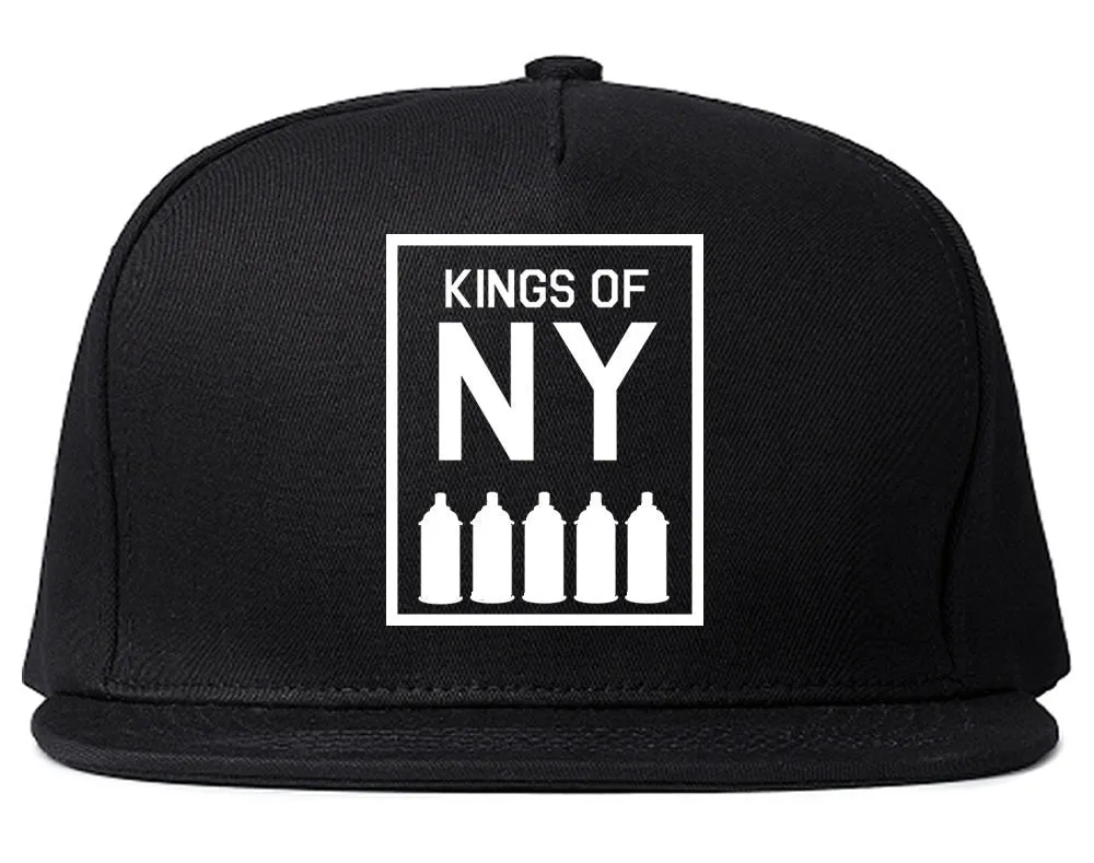 Kings Of NY Spray Can Graffiti Art Snapback Hat Cap