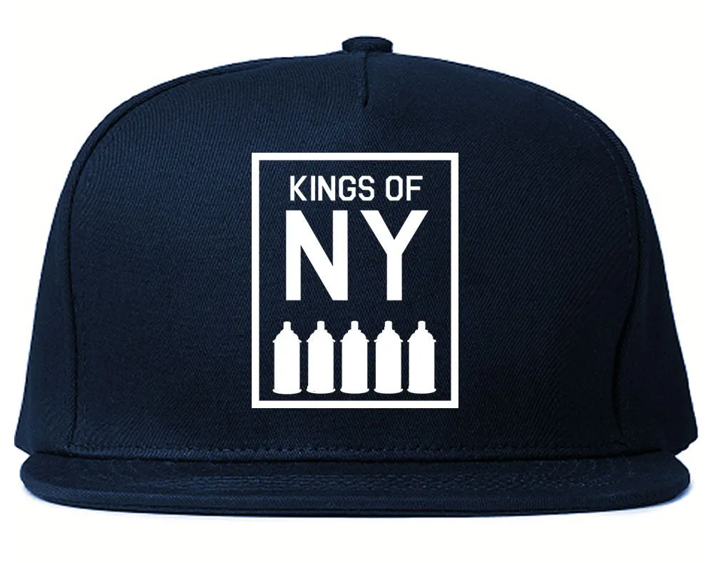 Kings Of NY Spray Can Graffiti Art Snapback Hat Cap