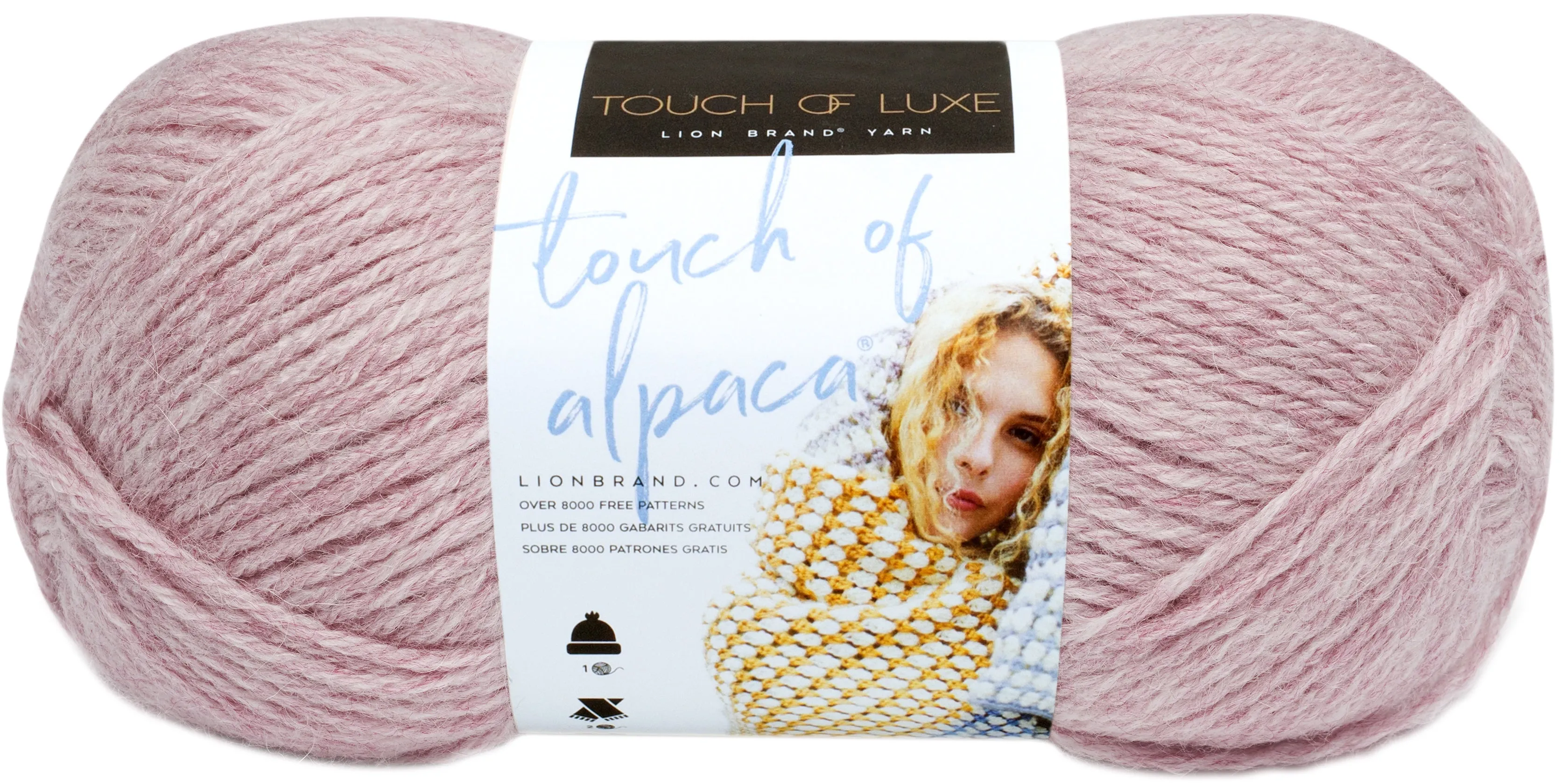 Lion Brand Touch Of Alpaca Yarn - Blush