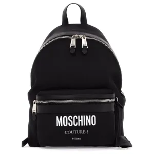 Moschino nylon backpack for everyday