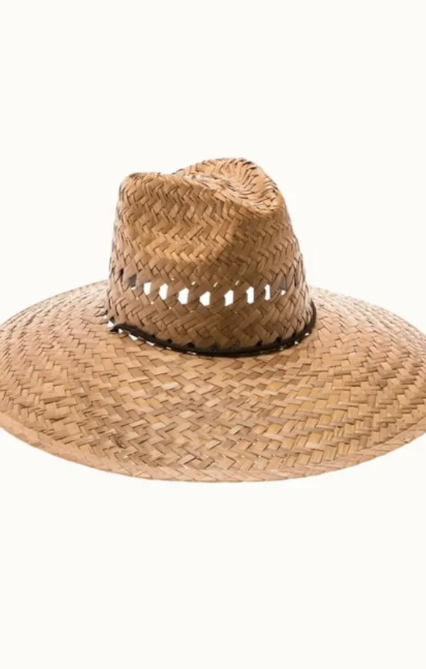 Palm Leaf Lifeguard Hat W Chin Cord