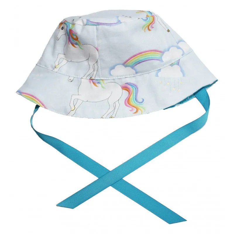 Reversible Sun Hat, Unicorn