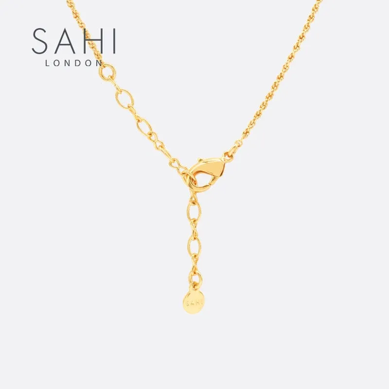 Sahi London Love Heart & Headphone Pendant Necklace