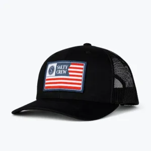 SALTY CREW FREEDOM FLAG RETRO TRUCKER