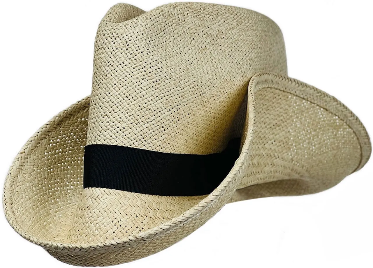 San Francisco Hats Natural Folding Fedora