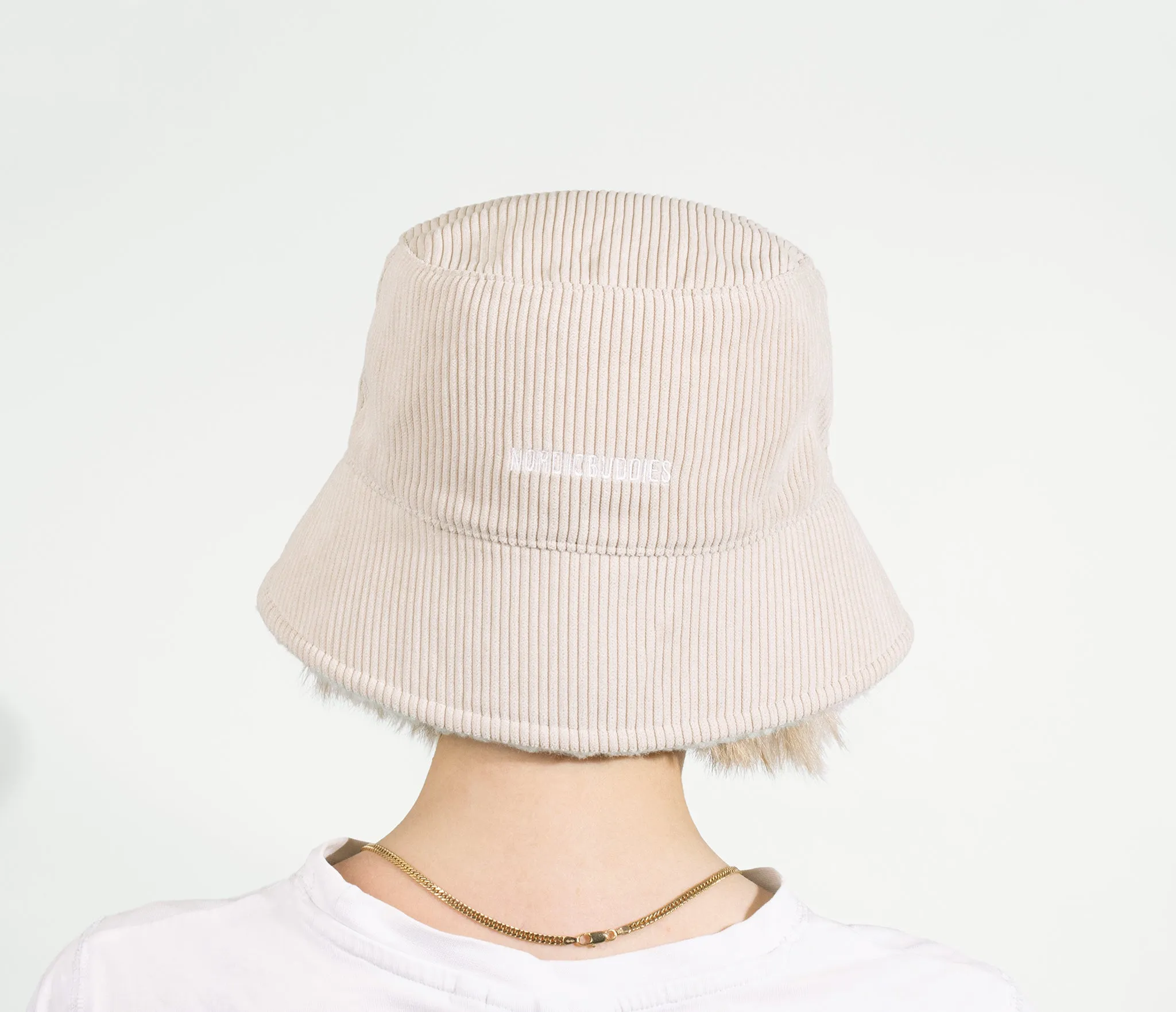 Sniff Chilling Bucket Hat Corduroy - Beige