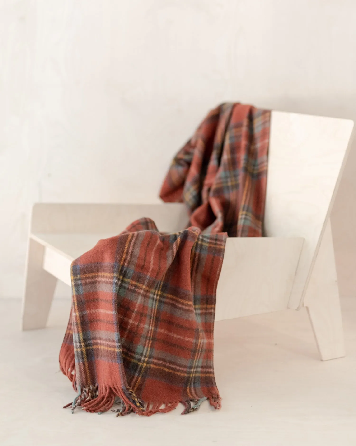 Stewart Royal Antique Tartan Recycled Wool Blanket