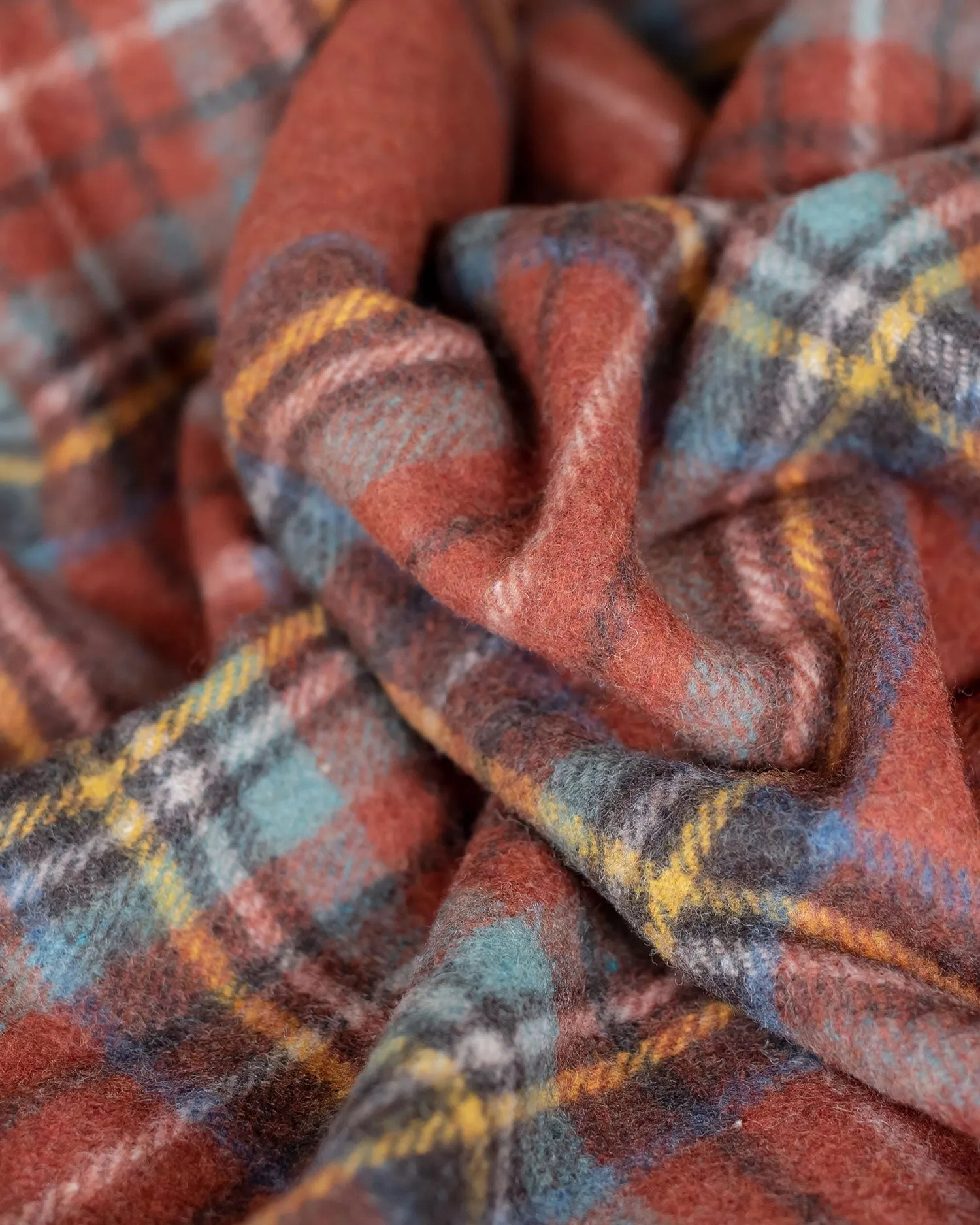 Stewart Royal Antique Tartan Recycled Wool Blanket