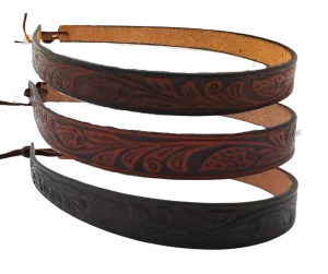 Taos Western 3/4" Leather Hatband