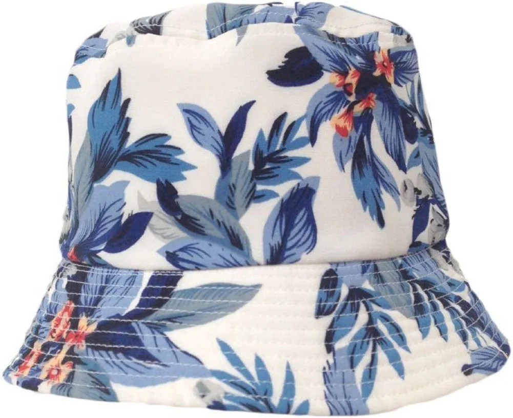 Tropical Poly-Cotton Floral Bucket Hat