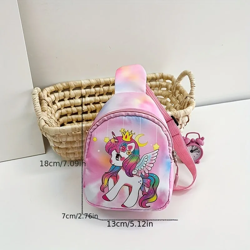 Unicorn Cartoon Shoulder Bag  Perfect Gift for Kids Ages 36