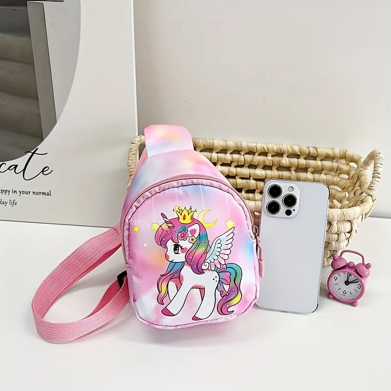 Unicorn Cartoon Shoulder Bag  Perfect Gift for Kids Ages 36