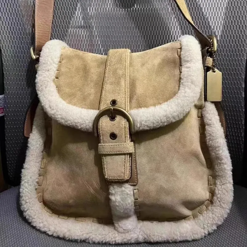 Vegan Sheepskin Bag