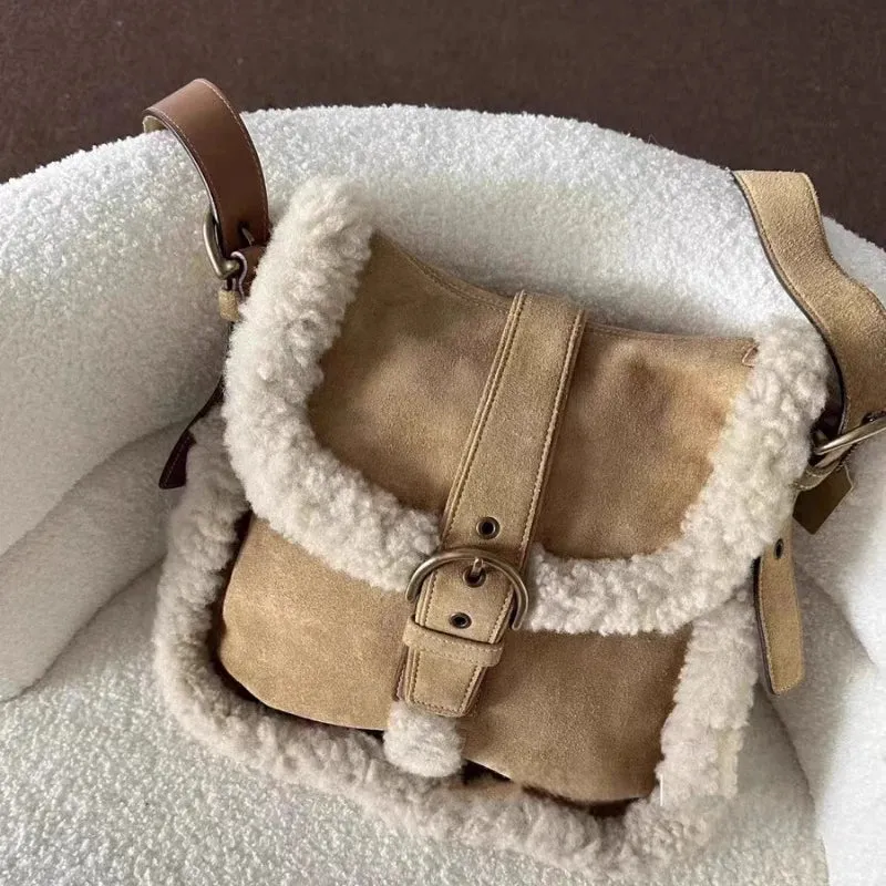 Vegan Sheepskin Bag